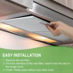 For Broan 19329133 Range Hood Filter Replacement Part 260 x 230 x 9mm - Image 5