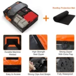 Waterproof Car Roof Storage Luggage Bag - Image 3