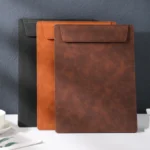 PU Leather A4 Clipboards Magnetic File Folder Office Stationery Supplies - Image 2