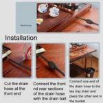 KAMJOVE Tea Tray Drainage Ball Tea Table Silicone Pipe Absorption Ball - Image 6