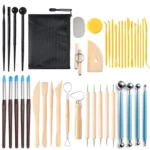 42 In 1 Clay Tools Kit Ceramics DIY Clay Sculpting Tools for Pottery Craft, Baking, Carving