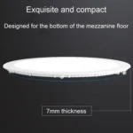 Recessed Concealed Ceiling Downlight Household Wide Voltage Thin Tube Panel Light - Image 7