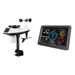 Wireless Weather Station Wind Speed Rain And Wind Direction Detection Weather Forecast Clock