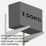Thickened Cold Rolled Steel Air Conditioner Outside Unit Bracket Universal Air Conditioner Wall Mount Support - Image 3