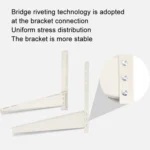 Thickened Cold Rolled Steel Air Conditioner Outside Unit Bracket Universal Air Conditioner Wall Mount Support - Image 5