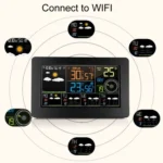 WiFi Color Screen Weather Station Temperature And Humidity Weather Forecast Clock - Image 6