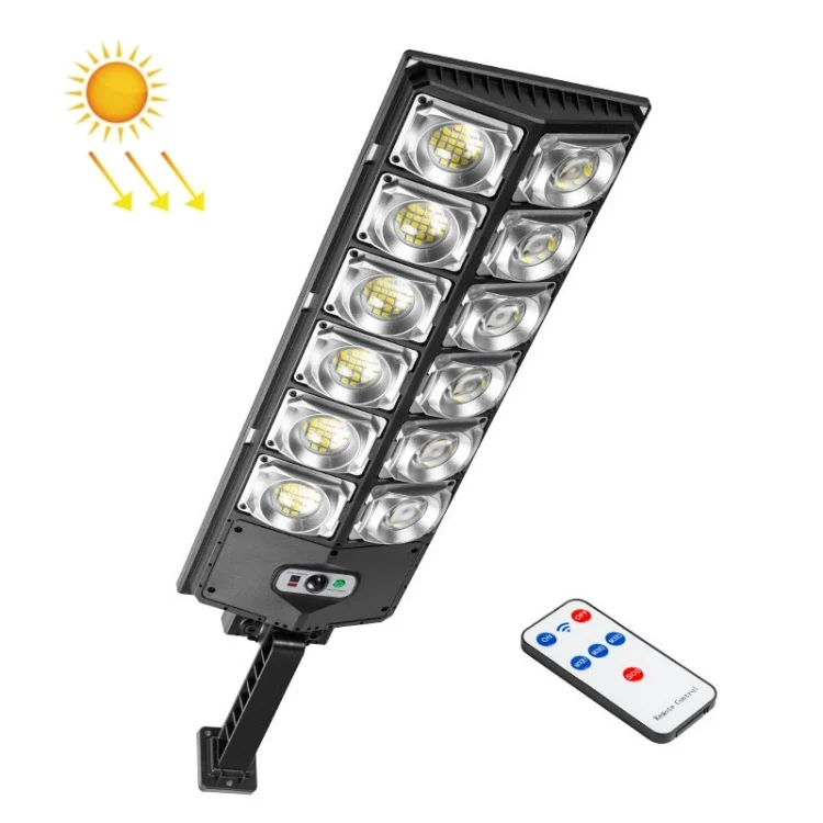 LED Strong Light Double Row Solar Garden Light Induction Street Lamps