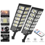 LED Strong Light Double Row Solar Garden Light Induction Street Lamps - Image 2