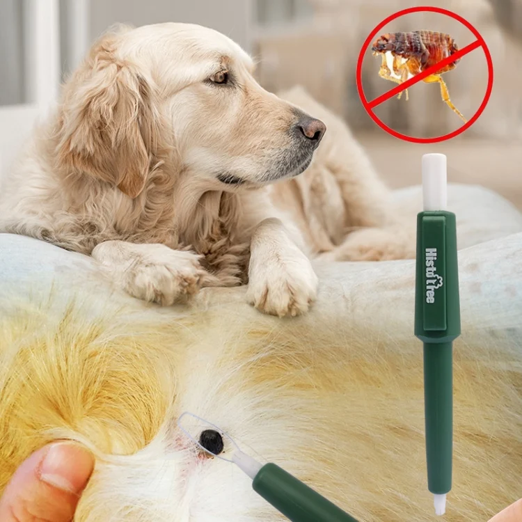 TBD06048664_B1.webp Pet Pest Catching Pen Cats Grooming Bug Scratcher Tick Clip Dogs Flea Removal Clip - Image 2