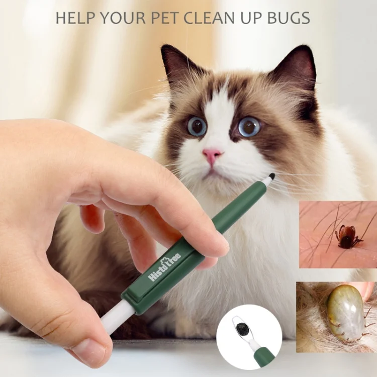 TBD06048664_B4.webp Pet Pest Catching Pen Cats Grooming Bug Scratcher Tick Clip Dogs Flea Removal Clip - Image 5