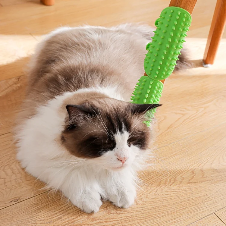 TBD06048669_B9.webp Multifunctional Cat Table Leg Scratcher Pet Silicone Hair Massage Brush - Image 10