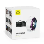 FE052 RGB Color Light USB Plug-in Clip-on Car Rear Seat Headrest Fan - Image 8