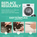 For Miele T1  9164761 Heat Pump Tumble Dryer Filter Replacement - Image 5