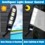LED Solar Garden Light Sensing Lamp With Remote Control - Image 2
