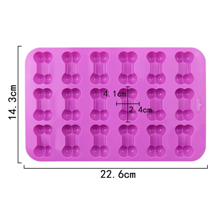 TBD06048729_B2.webp 18 Grids Dog Bone Silicone Baking Cake Molds DIY Fire Paint Wax Mould - Image 3
