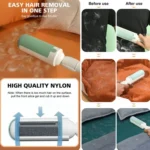 Cats Pet Hair Remover Static Adsorption Roller Clothes Sofa Hair Removal Brush - Image 8