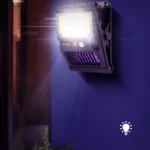 Solar Wall Lamp With Clip Mosquito Killer Lamp Portable Body Sensor Outdoor Garden Light - Image 2