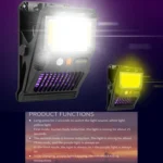 Solar Wall Lamp With Clip Mosquito Killer Lamp Portable Body Sensor Outdoor Garden Light - Image 3