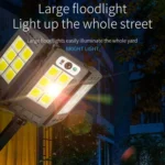 Solar Induction Courtyard Wall Light Smart Outdoor Lamp With Remote Control - Image 2