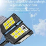 Solar Induction Courtyard Wall Light Smart Outdoor Lamp With Remote Control - Image 5