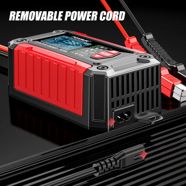 TBD06048761_B14.webp FOXSUR Cars Motorcycles 12V Lithium Cattery Charger With Battery Detection - Image 15