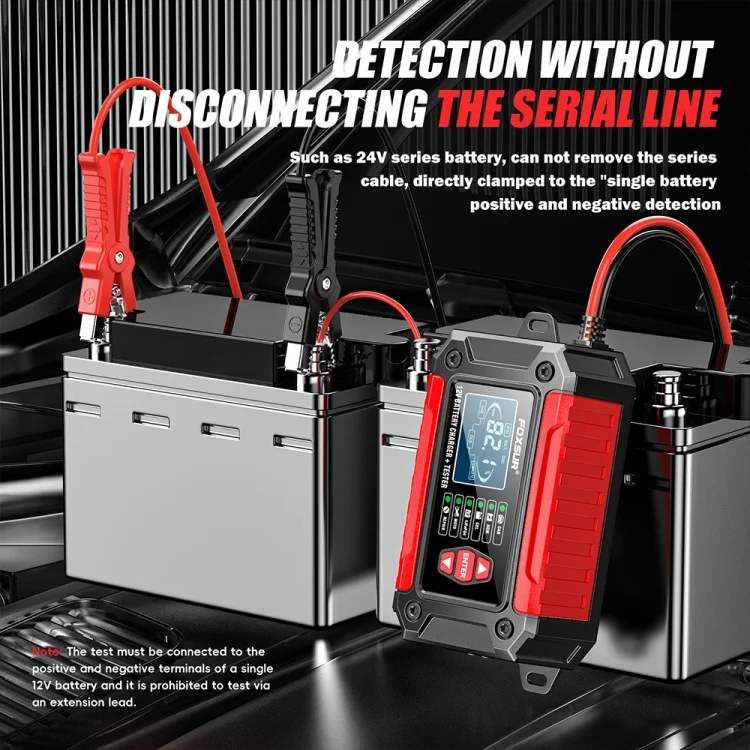 TBD06048761_B7.webp FOXSUR Cars Motorcycles 12V Lithium Cattery Charger With Battery Detection - Image 8