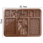 9 Grids Silicone Baking Chocolate Mold Cake DIY Fondant Mould - Image 3