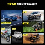 FOXSUR Cars Motorcycles 12V Lithium Cattery Charger With Battery Detection - Image 19