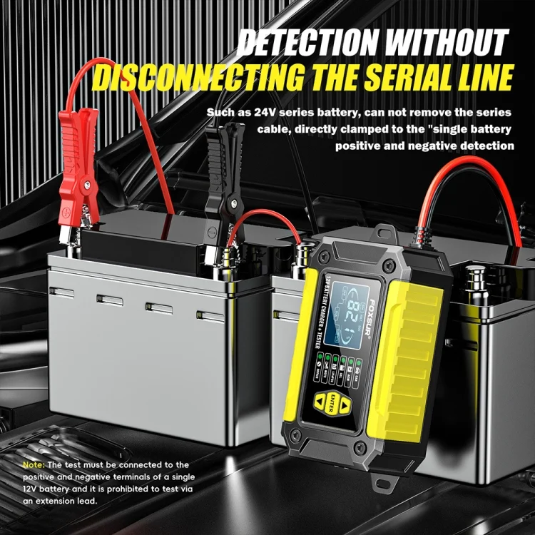 TBD06048764_B7.webp FOXSUR Cars Motorcycles 12V Lithium Cattery Charger With Battery Detection - Image 8