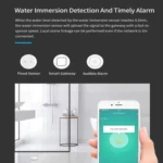 Zigbee Water Leak Detector Water Sensor Alarm Support Tuya APP / Google Assistant / Aleax / Yandex Alice - Image 4