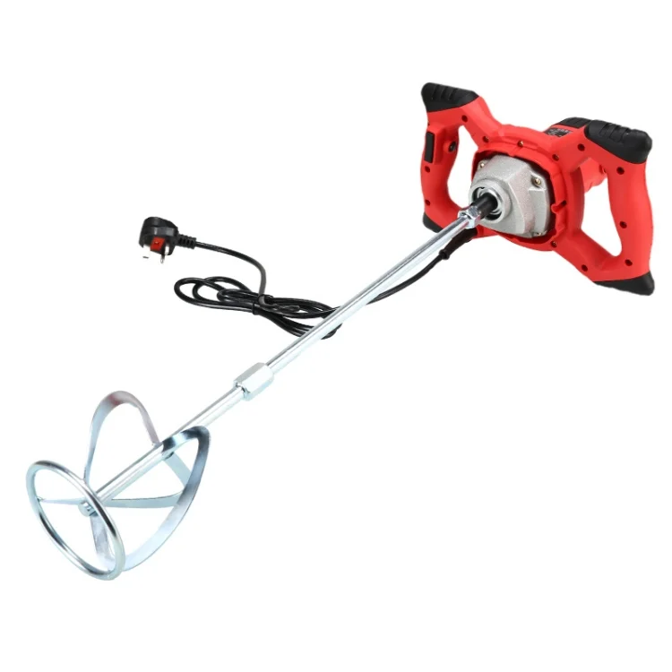 AOTUO 220V High Power Industrial Grade Electrical Mixer Handheld Concrete Paint Mixer