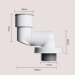 Wall Drain Pipe Seal for Washing Machine, Basin and Sink Drains - Image 12