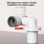 Wall Drain Pipe Seal for Washing Machine, Basin and Sink Drains - Image 7