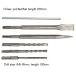 AOTUO Multifunction Electrical Drill Industrial Grade Concrete Triple Lightweight Power Hammer EU Plug - Image 4