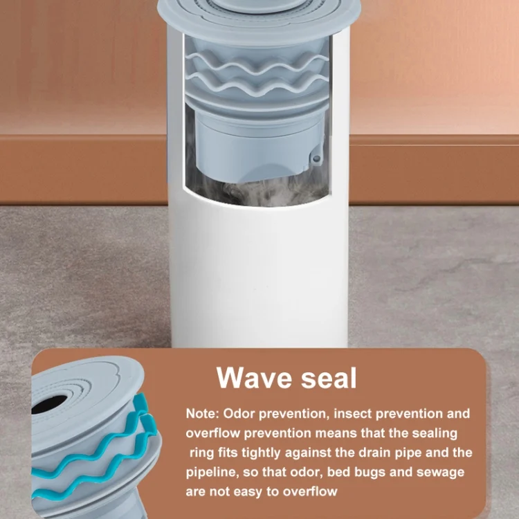 TBD06048806_B2.webp Silicone Sewer Pipe Deodorizing Seal Ring Sewer Seal Stopper - Image 3