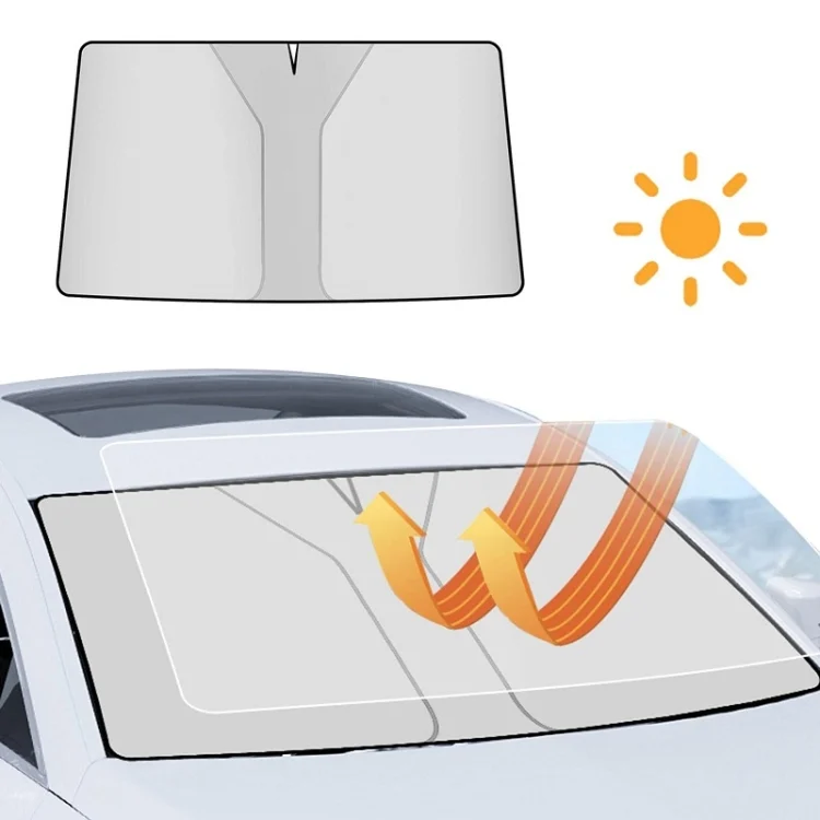 TBD06048814_B1.webp Car Windshield Sun Protection Heat Insulation Special-shaped Sunshade - Image 2