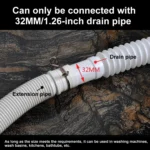 Diameter 32mm Extended Drain Hose for Washing Machine / Kitchen Basin / Bathtub - Image 3