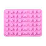 48 Grids Nature Objects Silicone Fondant Mold Mini Fire Paint Wax Standing Mould