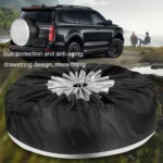 210D Oxford Cloth Car Waterproof Dirt-resistant Tire Protective Cover - Image 4