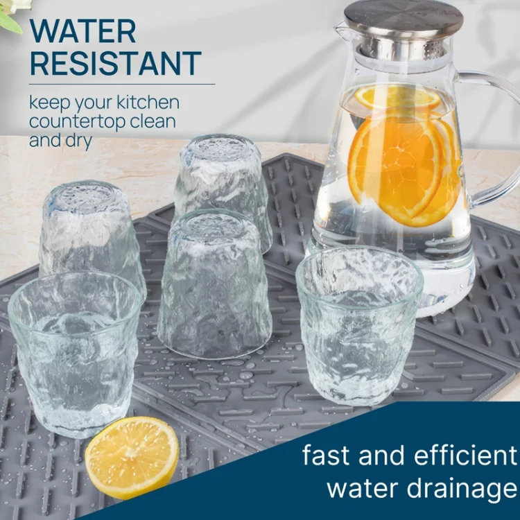 TBD06048851_B3.webp Trifold Silicone Drain Pad Bowl and Dish Drying Mat for Kitchen Counter - Image 4