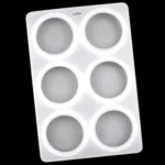 6 Grids Round Silicone Cake Molds Home DIY Handmade Soap Mould - Image 2