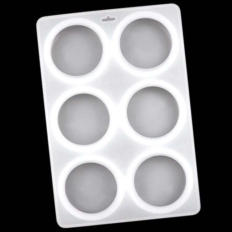 TBD06048869_B1.webp 6 Grids Round Silicone Cake Molds Home DIY Handmade Soap Mould - Image 2