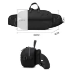 WEPOWER Men Sports Waist Bag Simple Single Shoulder Satchel - Image 4