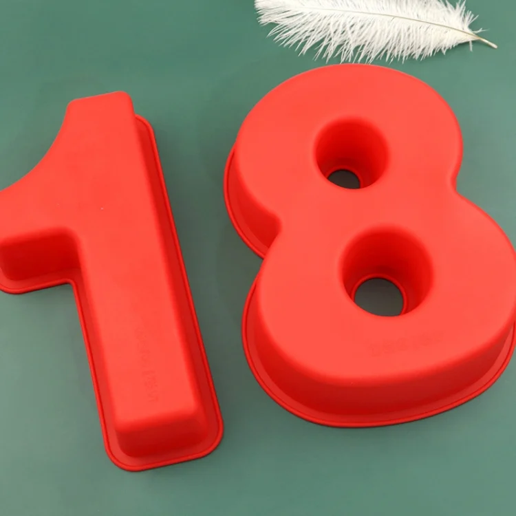 TBD06048886_B1.webp Digital Silicone Cake Baking Mold DIY Making Cookie Mould - Image 2