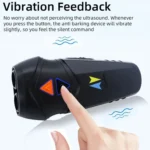 Chanfong Ultrasonic Handheld Dog Repeller Portable Dual Probe High Power Stop Barker - Image 5