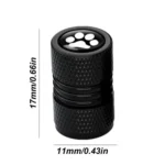 4pcs /Set Bear Claw Car Tire Modification Valve Protective Cap - Image 2