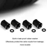 4pcs /Set Zinc Alloy Car Tire Modified Valve Cap - Image 3