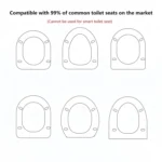 Foot Pedal Toilet Lid Lifter Touch Free Anti-dirty Toilet Seat Lifter Fits Most Toilets - Image 8