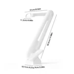 Foot Pedal Toilet Lid Lifter Touch Free Anti-dirty Toilet Seat Lifter Fits Most Toilets - Image 9