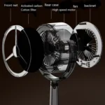 Small Desktop Range Hood Mini Portable Desktop Range Hood - Image 4